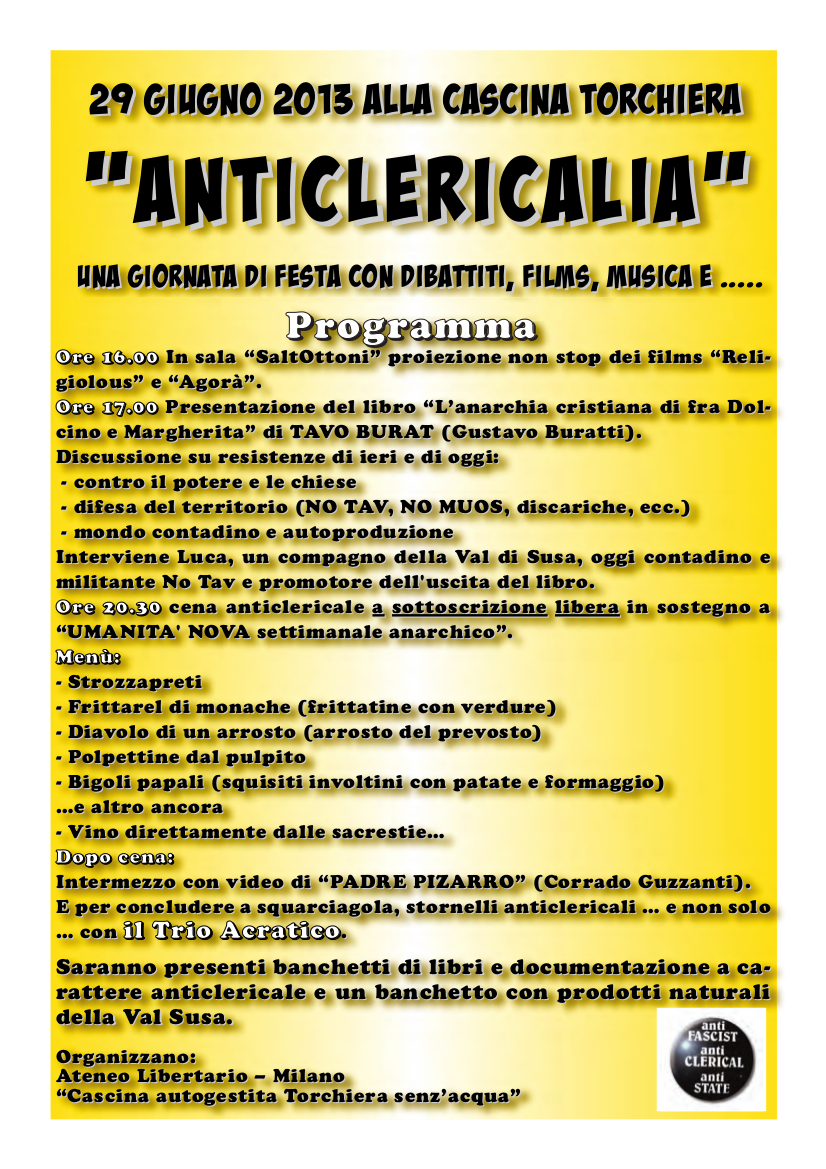 Locandina Anticlericalia